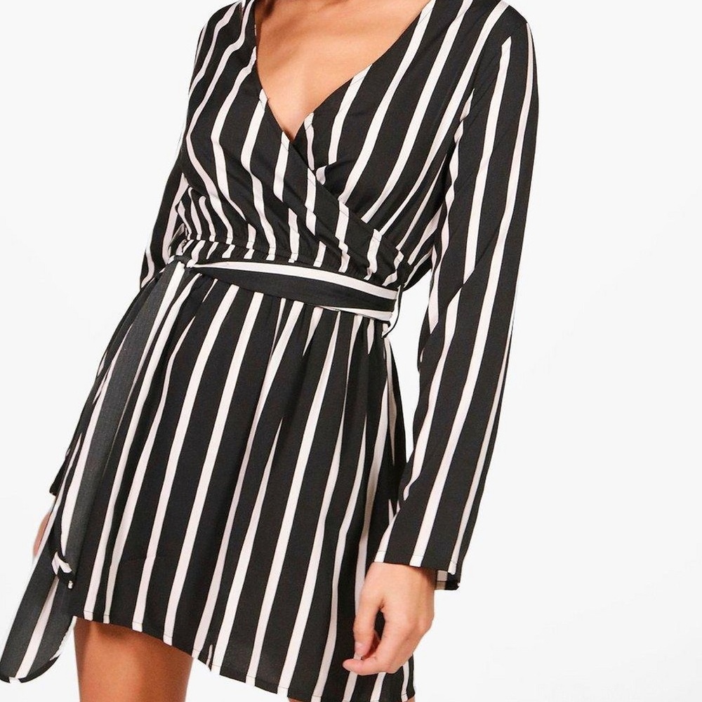Stripe Skater Dress